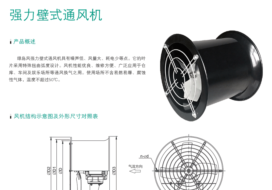 強(qiáng)力壁式通風(fēng)機(jī)